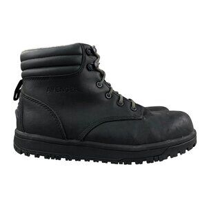 Avenger Women's Size 10 Reflex CN Black Leather Oil Resistant Safety Toe Boots